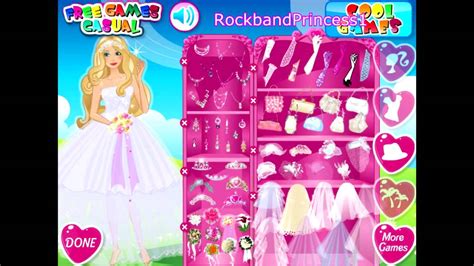 Barbie Beautiful Bride - Bridal Game - YouTube