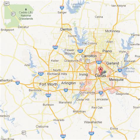 Dallas Map Tx | World Map Gray