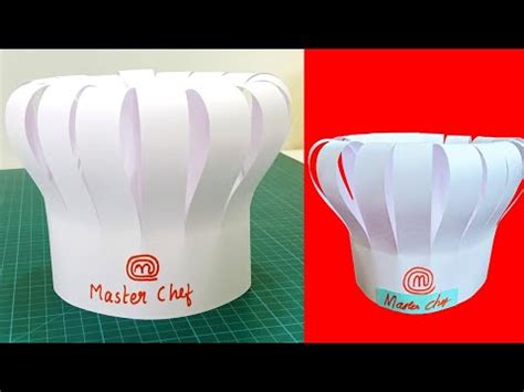 How To Make Master Chef Cap | How To Make Master Chef Hat | How To Make ...