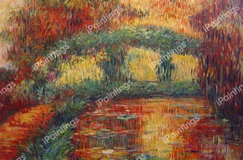 The Japanese Bridge Painting by Claude Monet Reproduction | iPaintings.com