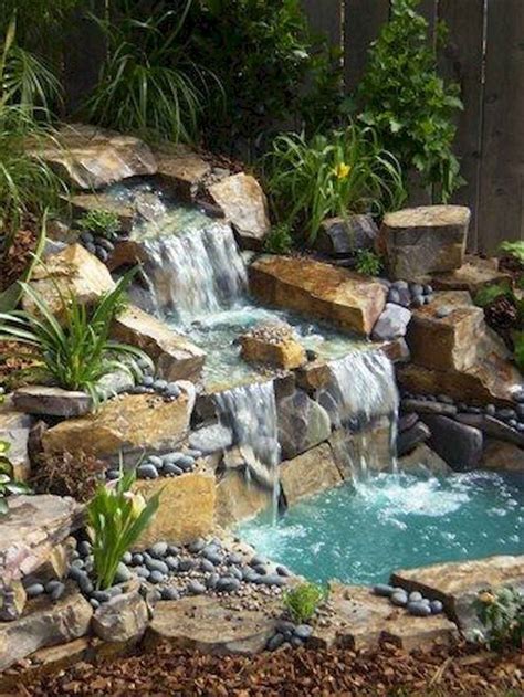 25 Stunning Backyard Ponds Ideas With Waterfalls (8) | Waterfalls ...