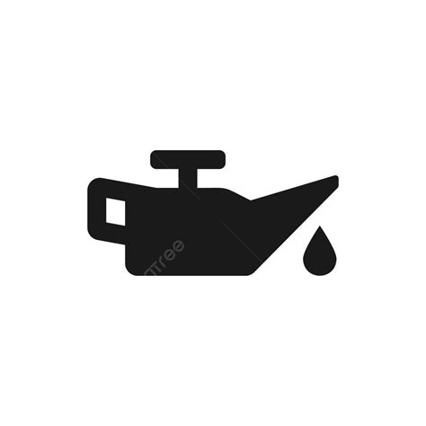 Isolated Car Machine Oil Symbol In Vector Iconeps 10 Vector ...