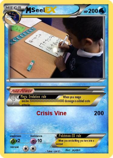 Pokémon Seel 46 46 - Crisis Vine - My Pokemon Card