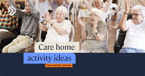 Care Home Activity Ideas | Downloadable Activities Planner