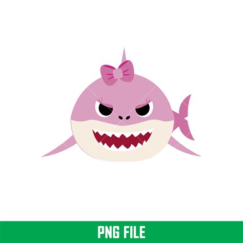 Baby Shark Png, Shark Family Png, Ocean Life Png, Cute Fish | Inspire ...