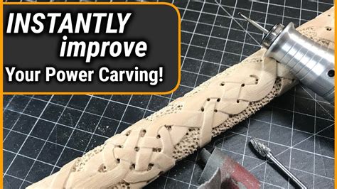 How To INSTANTLY Improve Your Wood Carving/Power Carving - YouTube