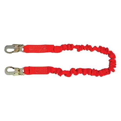 Guardian Fall Protection 4.5 ft. to 6 ft. Single Leg Stretch Lanyard ...