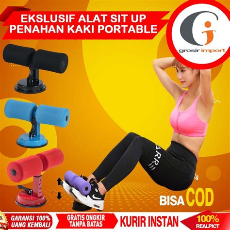 Jual Alat Sit Up Portable Alat Olahraga Rumahan Penahan Kaki Sit Up ...