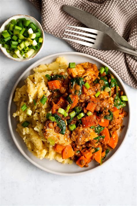 HelloFresh Review - Creamy Lentils and Plant Based Chicken - Nadia's ...