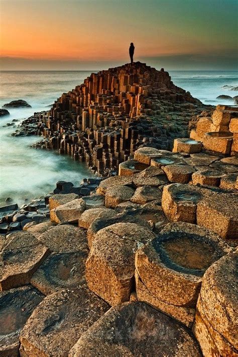 Giant's Causeway At Sunset | Places to travel, Scenic, Photo