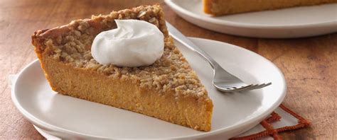 Crustless Pumpkin Pie recipe from Betty Crocker