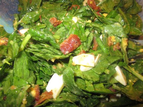 Wilted Spinach Salad – Cooking at Clark Towers