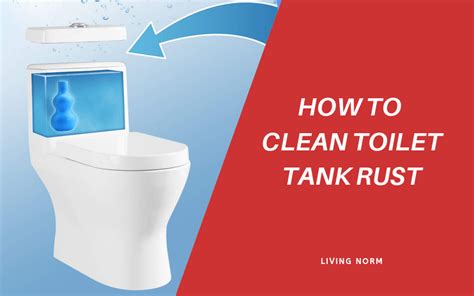 How to Clean Toilet Tank Rust - Details Guideline - Living Norm