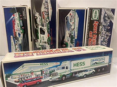 Lot of 5 Hess Trucks, New In Box, Lot 4 | EstateSales.org