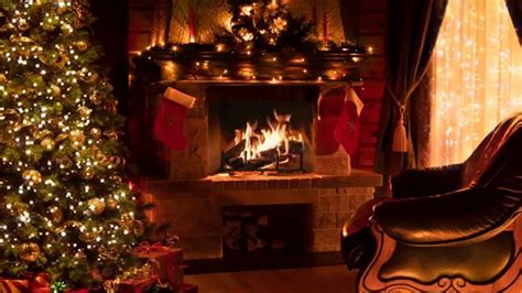 Christmas Fireplace Sounds Relaxing | Classic christmas music ...