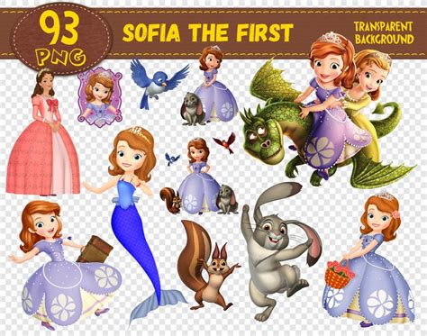 Sofia the First Clipart Sofia the First characters Sofia the | Etsy