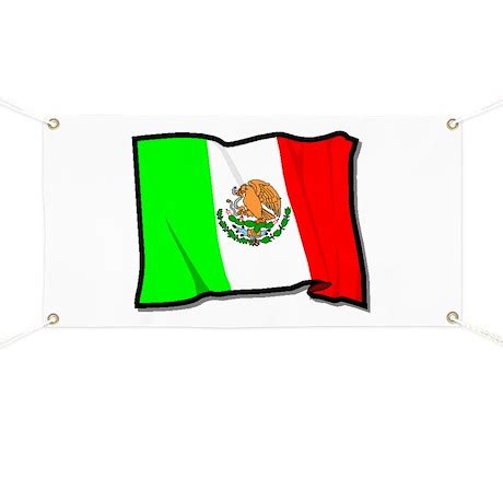 Mexico Flag Banner by WorldFlagGifts