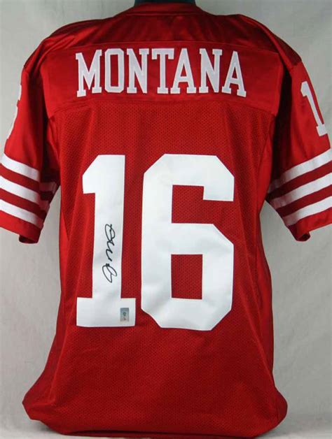 Lot Detail - Joe Montana Signed 49ers Pro Style Jersey (Montana Hologram)