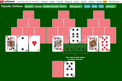 Tripeaks Solitaire - Play Free Online