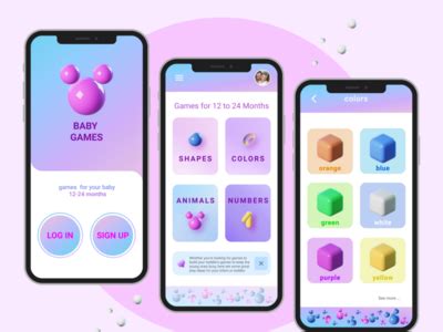 BABY GAMES APP by dila güzelce on Dribbble