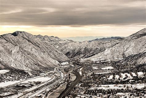 Glenwood Springs Canyon in Winter Photograph by Robert Meyers-Lussier ...