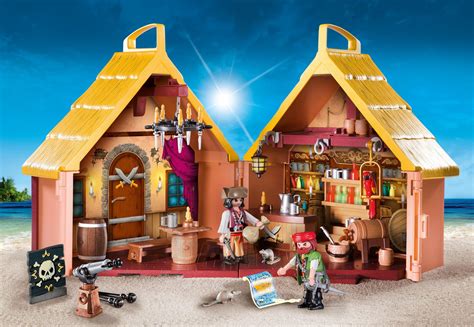 Playmobil Pirates Take along Pirate Stronghold 9112 Play Set | Walmart ...