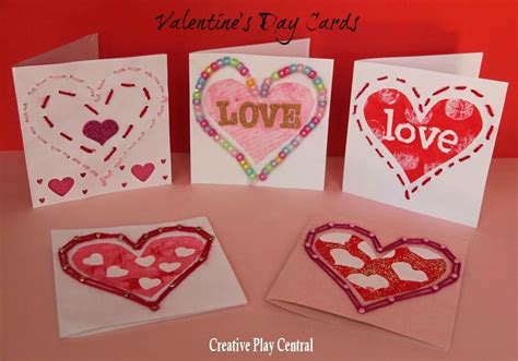 Valentine's Day cards - Red Ted Art's Blog