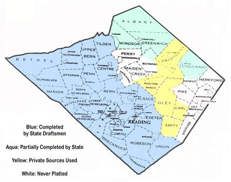 You can see a part of the detail here from a typical map, Bern Township.