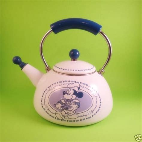 Disney-Gourmet-Mickey-Mouse-Whistling-Tea-Kettle-Porcelain-Stainless ...