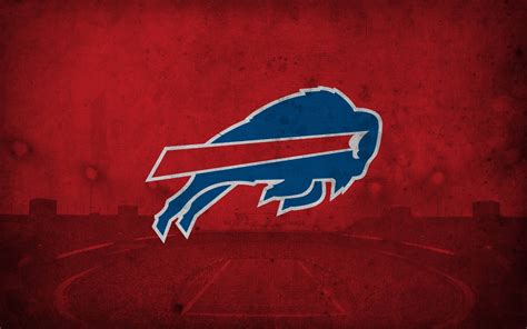 Download Blood-Red Logo Buffalo Bills Wallpaper | Wallpapers.com