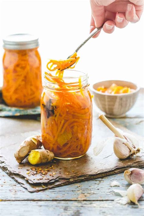 ginger pickled carrots - Healthy Seasonal Recipes