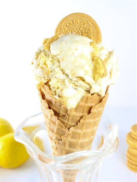 Lemon Oreo Ice Cream - Taste And See