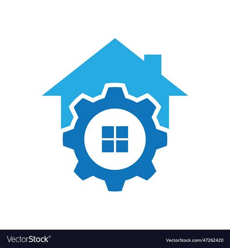 Home service logo images Royalty Free Vector Image