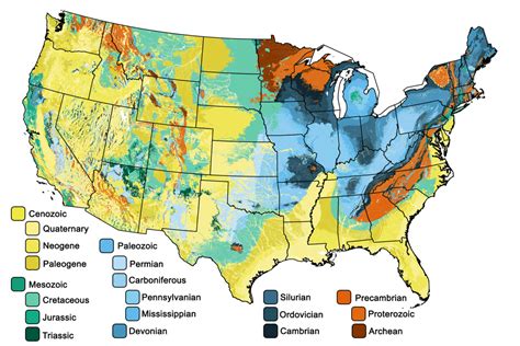 Geologic Maps of the United States — Earth@Home