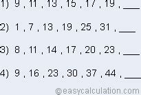 What is number pattern - Definition and Meaning - Math Dictionary