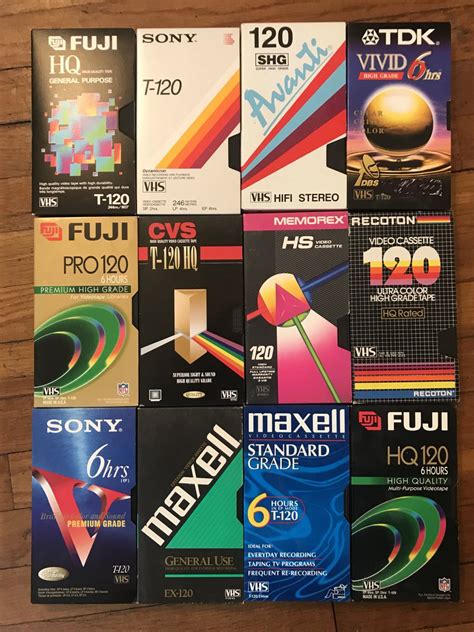 Blank VHS Cassette Packaging Design Trends: A Lost Art - Flashbak