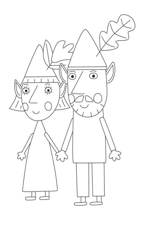 Ben and Holly coloring pages - Printable coloring pages