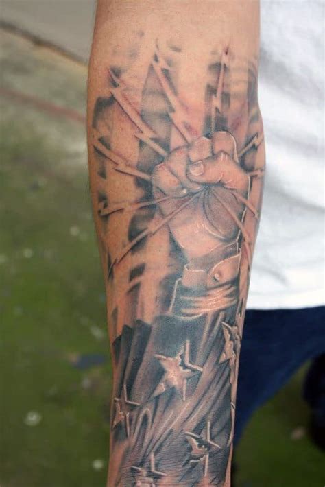 50 Lineman Tattoos For Men - Electrical Design Ideas