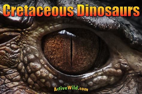 Cretaceous Period Dinosaurs. List Of Dinosaurs Of The Cretaceous Period