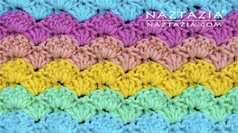 How to Crochet an Easy Shell Stitch - Naztazia