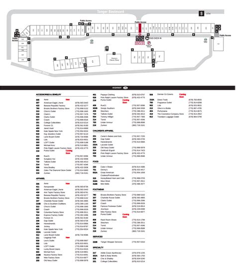 Grove City Outlets Map – Map Of The World