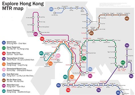 Hong Kong MTR Map 2012-2013 | Printable HK & Kowloon subway and other ...