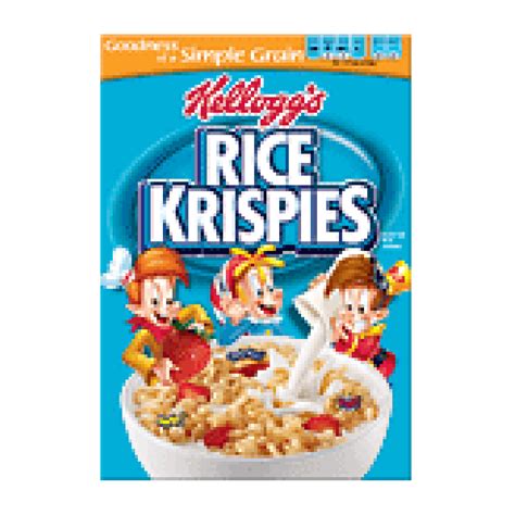 Kellogg's Rice Krispies toasted rice cereal 18oz - Puffed Rice - Cereal ...