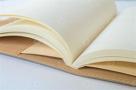 Blank Notebook on a White Paper Background 6990608 Stock Photo at Vecteezy