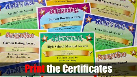 Funny Awards - Silly Awards, Humorous Award Certificates | Funny awards ...