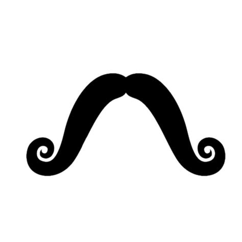 Mustache clip art with clear background further cartoon mustache ...