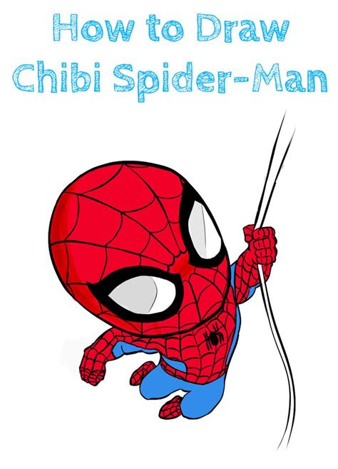 Spiderman Chibi Drawing