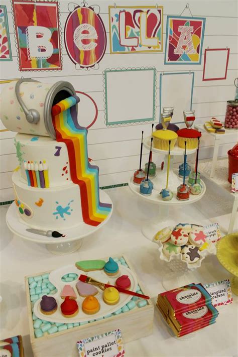 Modern Art Party - Baby Shower Ideas - Themes - Games