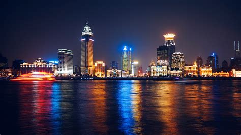 Shanghai China Skyline