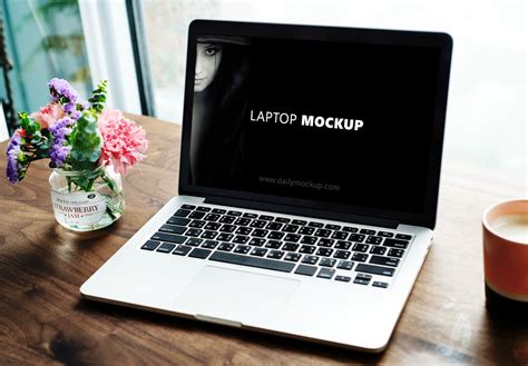 Free Laptop Mockup PSD Download 2023 - Daily Mockup